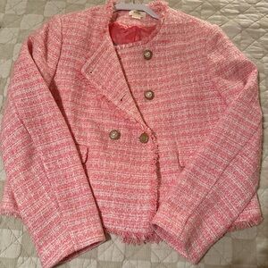 Maeve Double Breasted Tweed Jacket